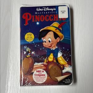 Classic Disney's Pinocchio VHS New in Plastic